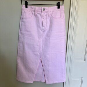 Jcrew Pink Denim Skirt size 26